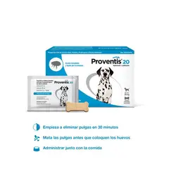 PROVENTIS - ANTIPULGAS PARA PERROS 20 X 6 TABLETAS