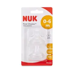 NUK - Tetina Silicona Para Agua First Choice Talla S 0-6 meses