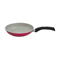 RECORD - Sartén de Cerámica Antiadherente de 26 cm Sin Tapa Rojo