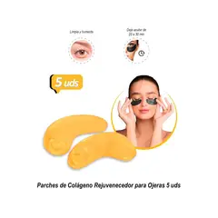 GENERICO - Parches de Colágeno para Ojeras 5 uds