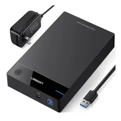 UGREEN - Caja de Disco para SATA SSD HDD USB 3.0 a SATA III 3.5"- 50422