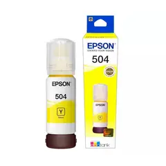 EPSON - Botella de tinta T504 Amarillo Yellow - T504420-AL