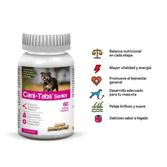 CANI TABS - VITAMINA PARA PERROS CANI-TABS DAILY MULTI SENIOR X 60 TAB