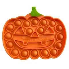 MEGIMPERU - Juguete Pop It Sensorial Antiestrés Calabaza Halloween Na
