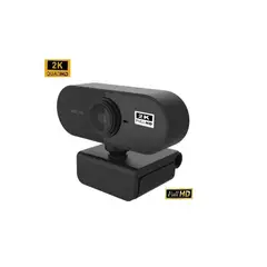 OEM - Cámara web 1920p 2k full hd con micrófono oem-negro