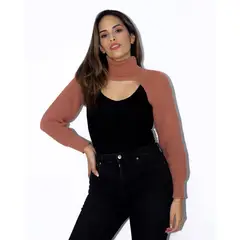 PYT - Chompa Bufanda Hilo Mujer