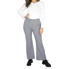 PYT - Pantalón Flare Algodón Rib Mujer