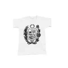 PEYITO - Polo Algodón Escudo Nacional Perú Niños Unisex