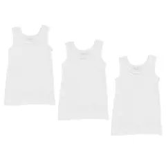 PEYITO - Bividí unisex algodón pima pack x3blanco