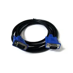 GENERICO - Cable Vga A Vga 3 Mts 15 Pines C/ Doble Filtro Macho A Macho