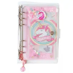 GENERICO - Libreta Kawaii Modelo Unicornio con Accesorios