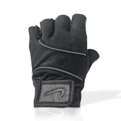 GENERICO - GUANTES MEDIO DEDO FITNESS NEGRO TALLA M
