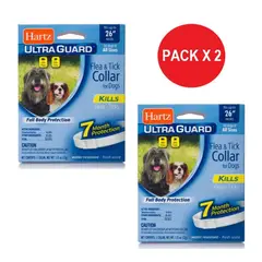 HARTZ - Ultra Guard Collar Antipulgas Perros Adultos Pack x 2