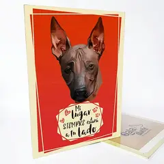 QALA DISEÑO - Cuadro Decorativo - - Perro Peruano - 30x225 cms Viringo