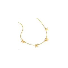 CLEO JOYAS & ACCESORIOS - Collar mamá baño de oro mujer