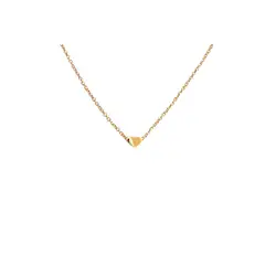 CLEO JOYAS & ACCESORIOS - Collar corazon pasante acero inoxidable mujer