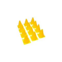 GENERICO - 12pcs Conos de Entrenamiento Fútbol Amarillo