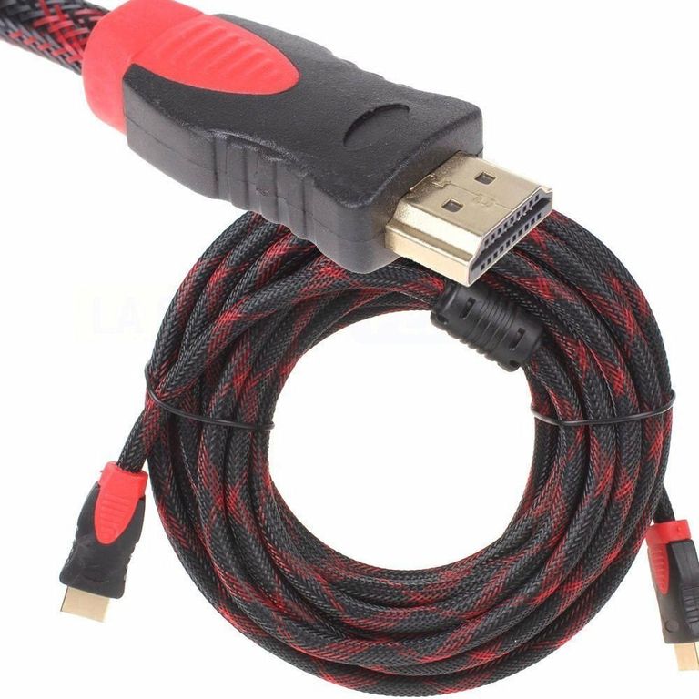 Cable HDMI - HDMI Con Filtro 10 metros Full HD 3D V1.4 Enmallado Negro