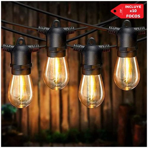 Guirnalda colgante para luces cadena exterior interior decoración 5m