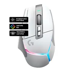 LOGITECH - Mouse G502X plus LIGHTFORCE Inalambrico RGB - Blanco