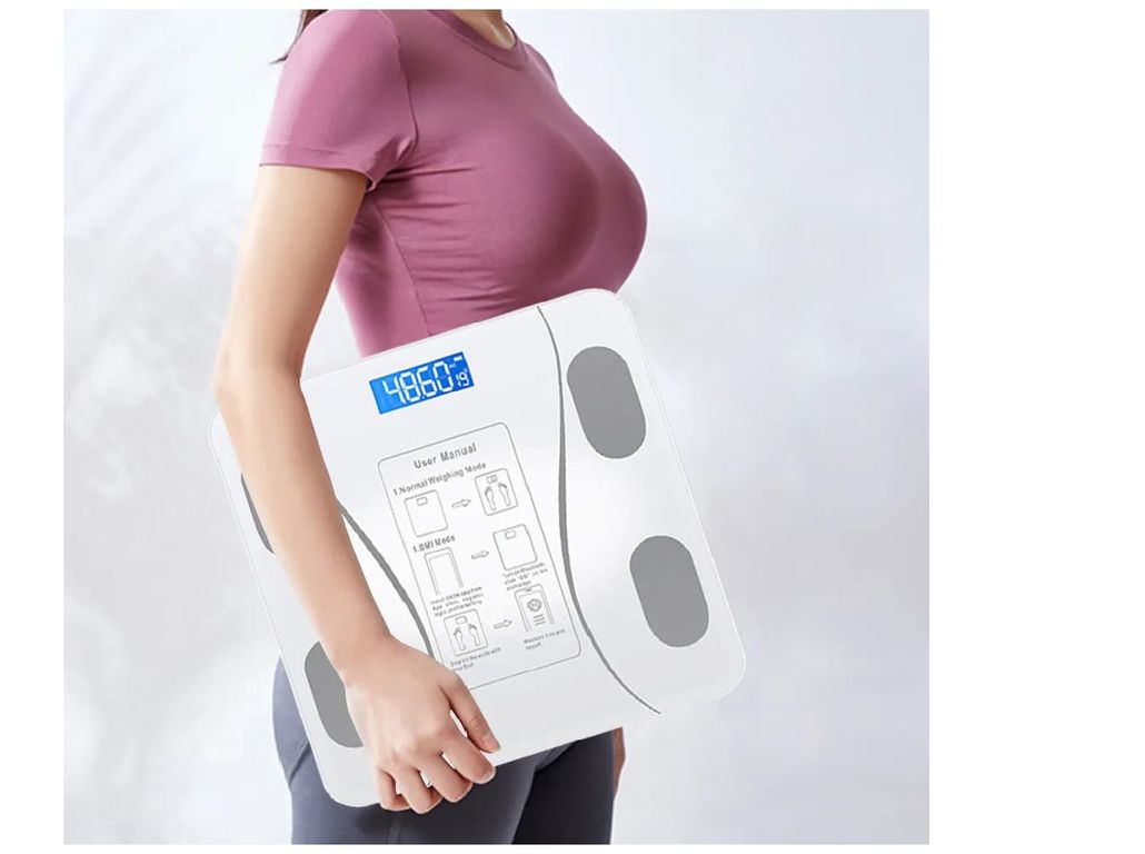 BALANZA INTELIGENTE CON BLUETOOH PESO 180 KG