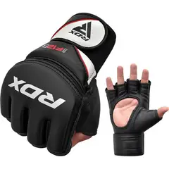 RDX - F12 GUANTES MMA GRAPPLING NEGRO-L