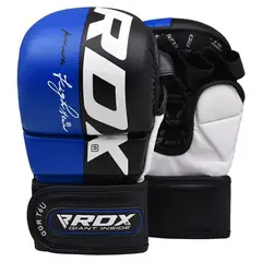 RDX - T6 GUANTES MMA DE SPARRING AZUL-XL