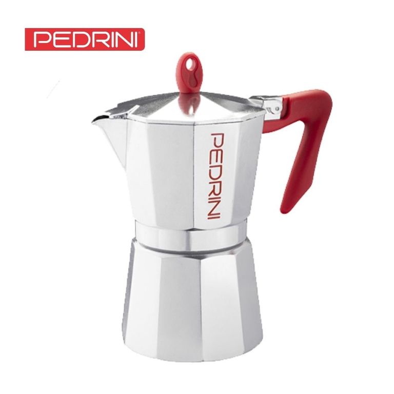 Cafetera moka italiana asa roja x 6tz