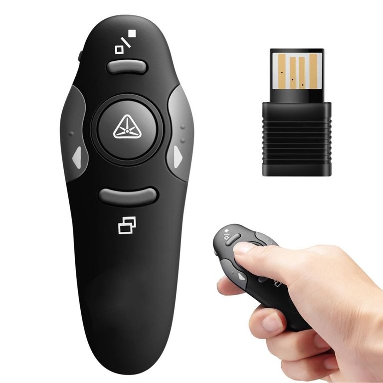 Presentador Inalambrico Usb C Laser Diapositivas Ppt