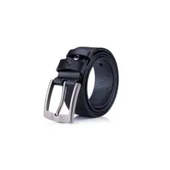 BULLCAPTAIN - - Correa de Cuero Mate 3S02-BK Negro