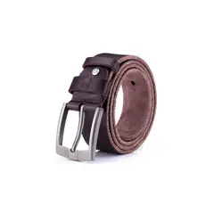 BULLCAPTAIN - - Correa de Cuero Mate 3S02-BR Marrón
