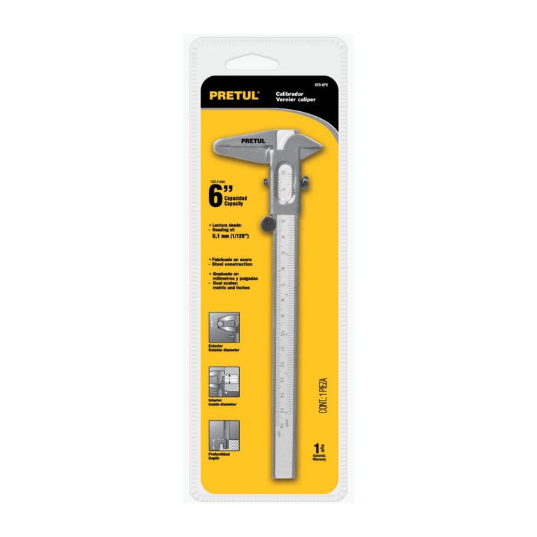 Calibrador Vernier Caliper 6 Pulgadas Ver-6px