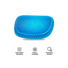GENERICO - Asiento Cojín Flexible de Gel Ortopédico
