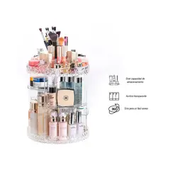 GENERICO - Organizador de Cosméticos Giratorio 360º