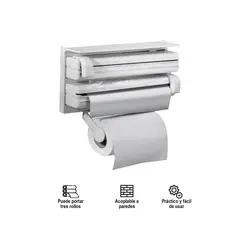 GENERICO - Dispensador de papel toalla 3 en 1