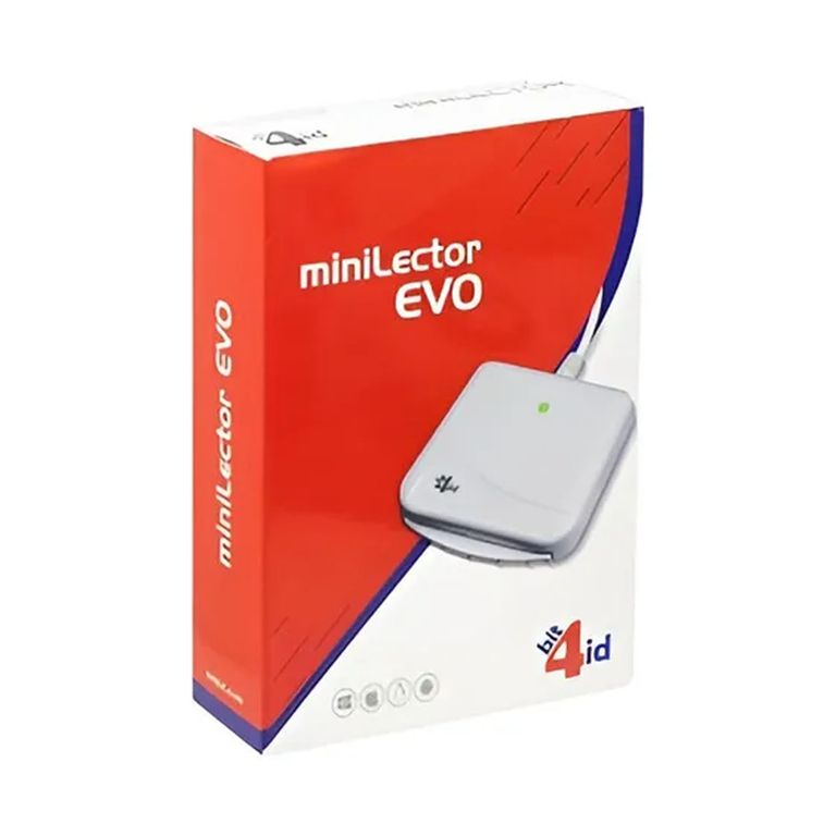Lector de tarjeta inteligente mini lector evo bit 4id