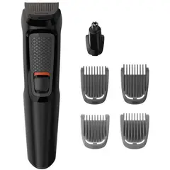 PHILIPS - Afeitador MG3711 de Barba y Nariz 6 en 1 Multigroom