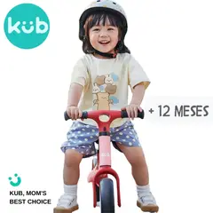 KUB - Bicicleta sin Pedales de Equilibrio niños mini 3 Rojo