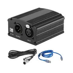 KREED - Phantom Power 48V para micrófono condensador de estudio