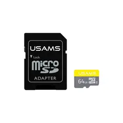 USAMS - Tarjeta Memoria Micro SD High Speed 64 Gb + Adaptador
