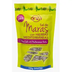 ONZA - Sal de Maras c Hierbas mediterráneas doypack x 250g