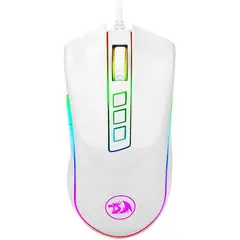 REDRAGON - Mouse gamer cobra m711w 10000 dpi, rgb, 9 botones - white