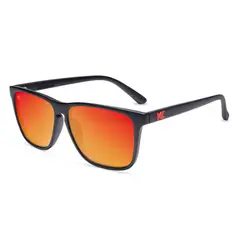 KNOCKAROUND - Lentes de Sol Matte Black Red Sunset Fast Lanes