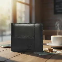 ARMUZ - Billetera de Cuero Vacuno De Diseño Clásico 8064 con Rfid Hombre
