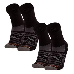 SILVERA NANOTECH - Medias trekking mujer y hombre 2-pack pima