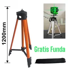 OEM - Trípode para Nivel Láser Ajustable 58 de 1m hasta 120cm Funda