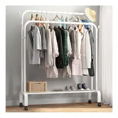 GENERICO - Estante Organizador Ropa Perchero Con Ruedas PB