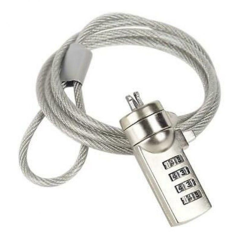 Candado para laptop notebooks con clave en acero