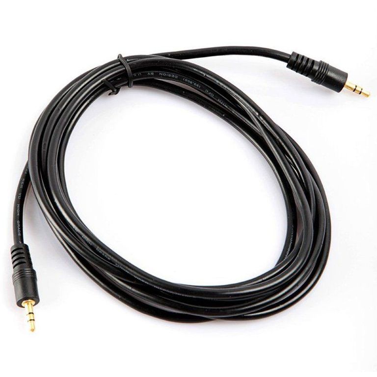 Cable jack 3.5mm macho a 3.5mm jack macho de 1 metro