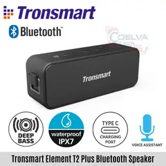 TRONSMART - Parlante bluetooth t2 plus 20w acuático extra bass 24 horas